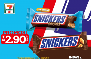 Try the limited edition Snickers Crisper at 7-Eleven Malaysia