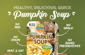 Master Pasto has a new vegetarian-friendly pumpkin soup free from MSG, garlic, onion