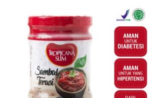 New Tropicana Slim Sambal Terasi is lower in sodium