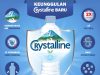 Crystalline mineral water offers extra protection with 2x cap seal