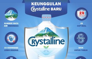 Crystalline mineral water offers extra protection with 2x cap seal