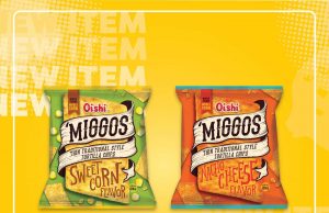 New Oishi Miggos thin traditional style tortilla chips