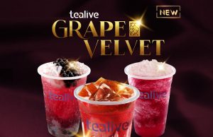Tealive goes glam with Velvet Grape series