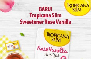 Tropicana Slim Sweetener Rose Vanilla adds floral note to your beverage