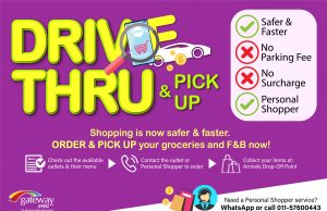 gateway@klia2 OFFERS CONVENIENT SHOPPING EXPERIENCE WITH DRIVE-THRU & PERSONAL SHOPPER SERVICES