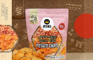 IRVINS offers a taste of Japan with Japanese Spicy Ebi Potato Chips
