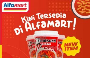 New Ommason Korean Food Tteokbokki available at Alfamart