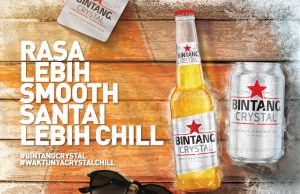 Multi Bintang has launched Bintang Crystal smooth cold-brewed beer
