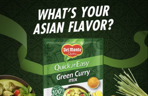 Create Asian popular dishes with new Del Monte Quick n Easy Green Curry, Red Curry, Teriyaki Marinade