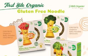 New First Bite Organic Gluten Free Noodle for 7+ months and above by BMS Organics