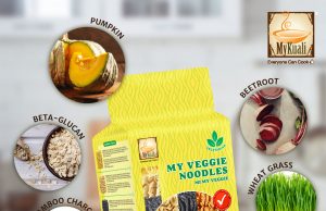 My Veggie Noodles 5 in1 by MyKuali made with pumpkin, beta-glucan, wheat grass