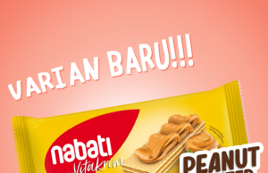 New Nabati Vitakrim Peanut Butter Cream Wafer fortified with vitamin E