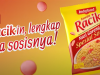 Indofood Bumbu Racik Nasi Goreng Spesial Sosis seasoning comes with sausage