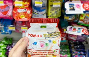 Roscela Yomilk Milk Tablet Yogurt combines goodness of milk and yogurt