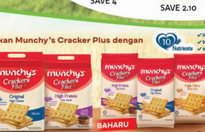 Munchy’s Crackers Plus delivers high fibre, protein, calcium