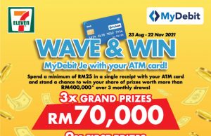 7-ELEVEN and PayNet Launch MyDebit Je with Your ATM Card âWAVE & WINâ Contest with Prizes Worth Over RM400,000