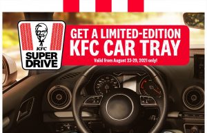KFC Car Tray is a must for car dine-in experience