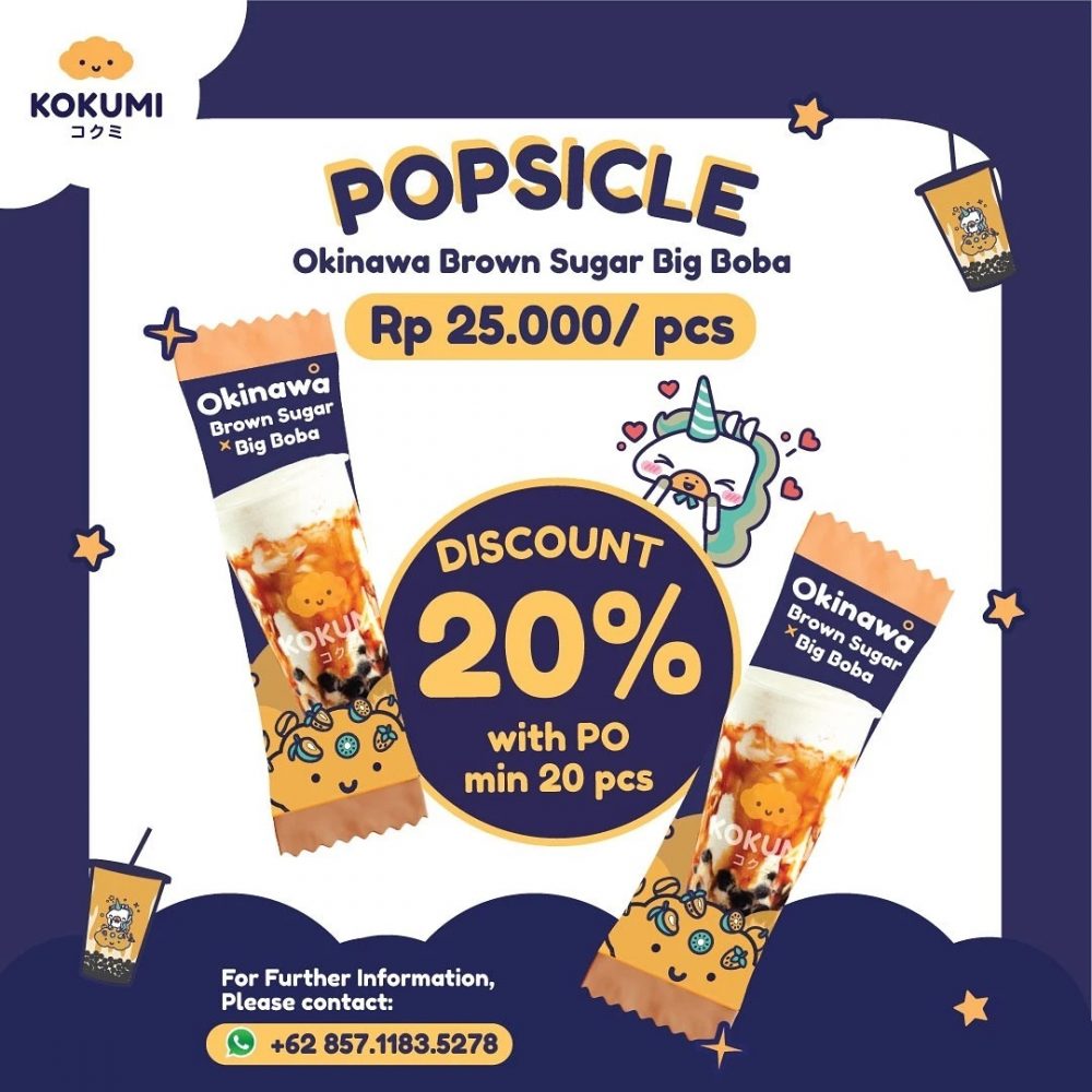 Kokumi launches Popsicle Okinawa Brown Sugar, partnership with Mie