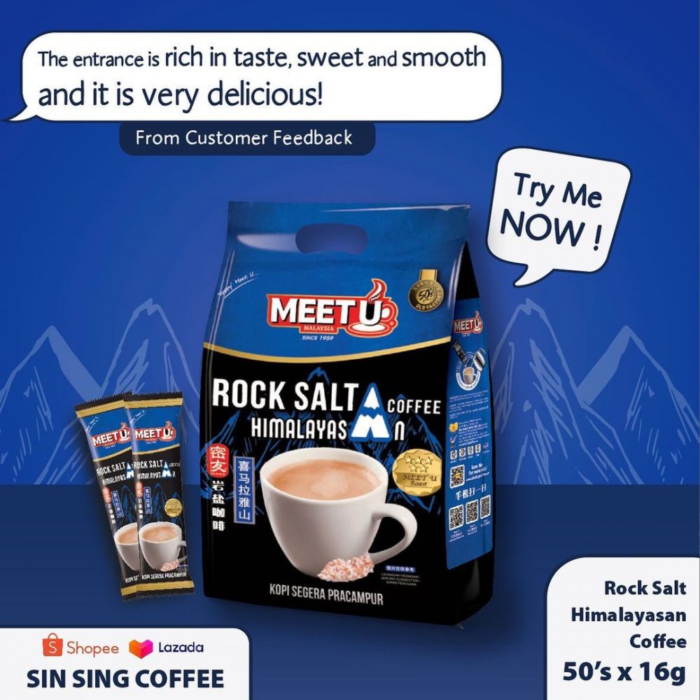 Check out the latest Meet U Himalaya Rock Salt Coffee & Blue Mountain Blend Coffee Mini Me