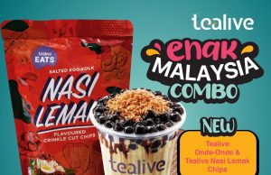 In conjunction with Malaysia Day, Tealive is offering Nasi Lemak Chips