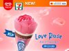 Walls Cornetto Love Rose Peach Flavoured now available in Malaysia