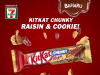 New KITKAT CHUNKY Raisin & Cookie