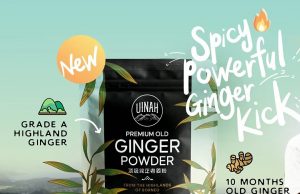 New UINAH Premium Old Ginger Powder harvested from 10-month-old ginger from the highlands