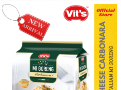 Vit’s Italian Mi Goreng Carbonara Cheese offers the taste of Italy