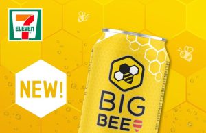 Big Bee Carbonated Natural Borneo Acacia Honey Drink now available at 7-Eleven