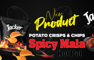New Jacker Potato Chips in Spicy Mala Hotpot flavour