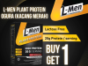 New L-Men Plant Based High Protein features 100% protein from soy, pea