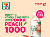 POKKA Peach 1000 with added vitamin C, zinc and 25% lower in sugar