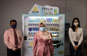 Malaysian Association for the Blind (MAB) Presents First Braille-enabled Vending Machines In collaboration with ATLAS Vending