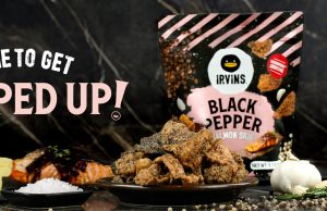 Irvins gives its salmon skin snack a peppery heat