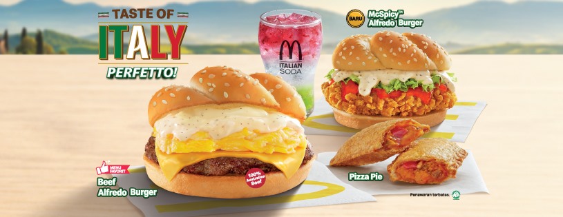 Italy clearance mcdonald's menu