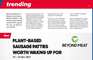 Beyond Meat Breakfast Sausage plant-based patties now in Singapore