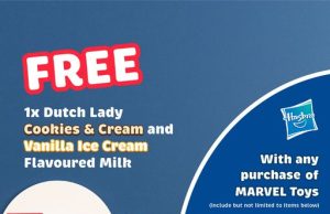 Dutch Lady UHT milk now has two new flavours Vanilla Ice Cream, Cookies and Cream