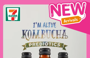 I’m Alive Kombucha from Korea is available at 7-Eleven Singapore