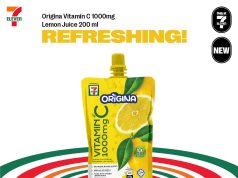 New Origina Vitamin C 1000mg Lemon Juice available at 7-Eleven Malaysia