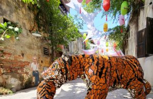 Kwai Chai Hong Dedicates its Chinese New Year Art Installation to Help Save the Malayan Tiger