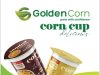 Golden Corn showcases corn in a cup with four unique flavours including tomyum and black pepper