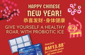 Iceman Malaysia promotes innovative probiotic ice for Chinese New Year