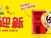 Julie’s Love Letters Golden Eggy Roll for Chinese New Year inspired by Melaka
