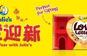 Julie’s Love Letters Golden Eggy Roll for Chinese New Year inspired by Melaka