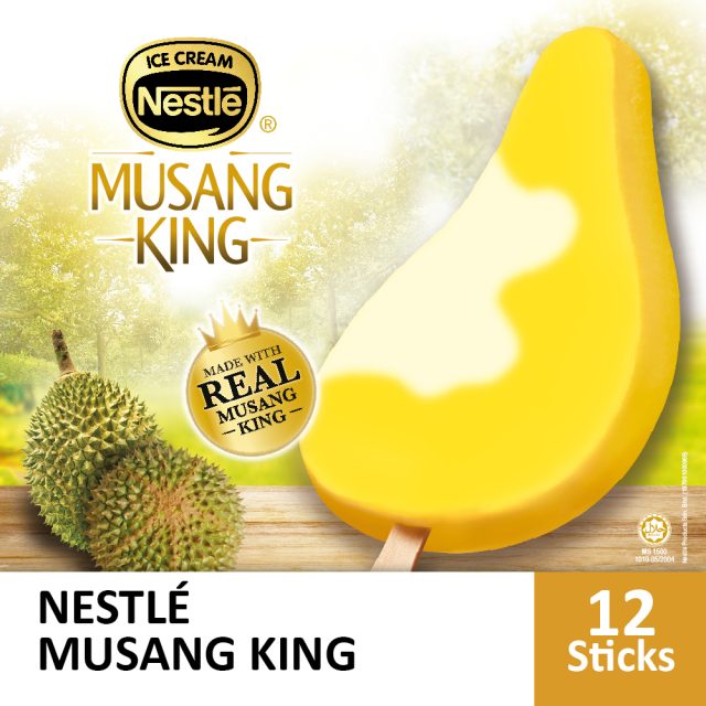 Aiskrim durian musang king