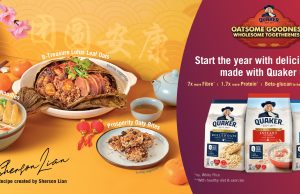 Sherson Lian creates oatsome goodness for Chinese New Year using Quaker Oats