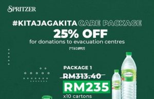 Spritzer Launches #KitaJagaKita Care Packages for Flood Victims