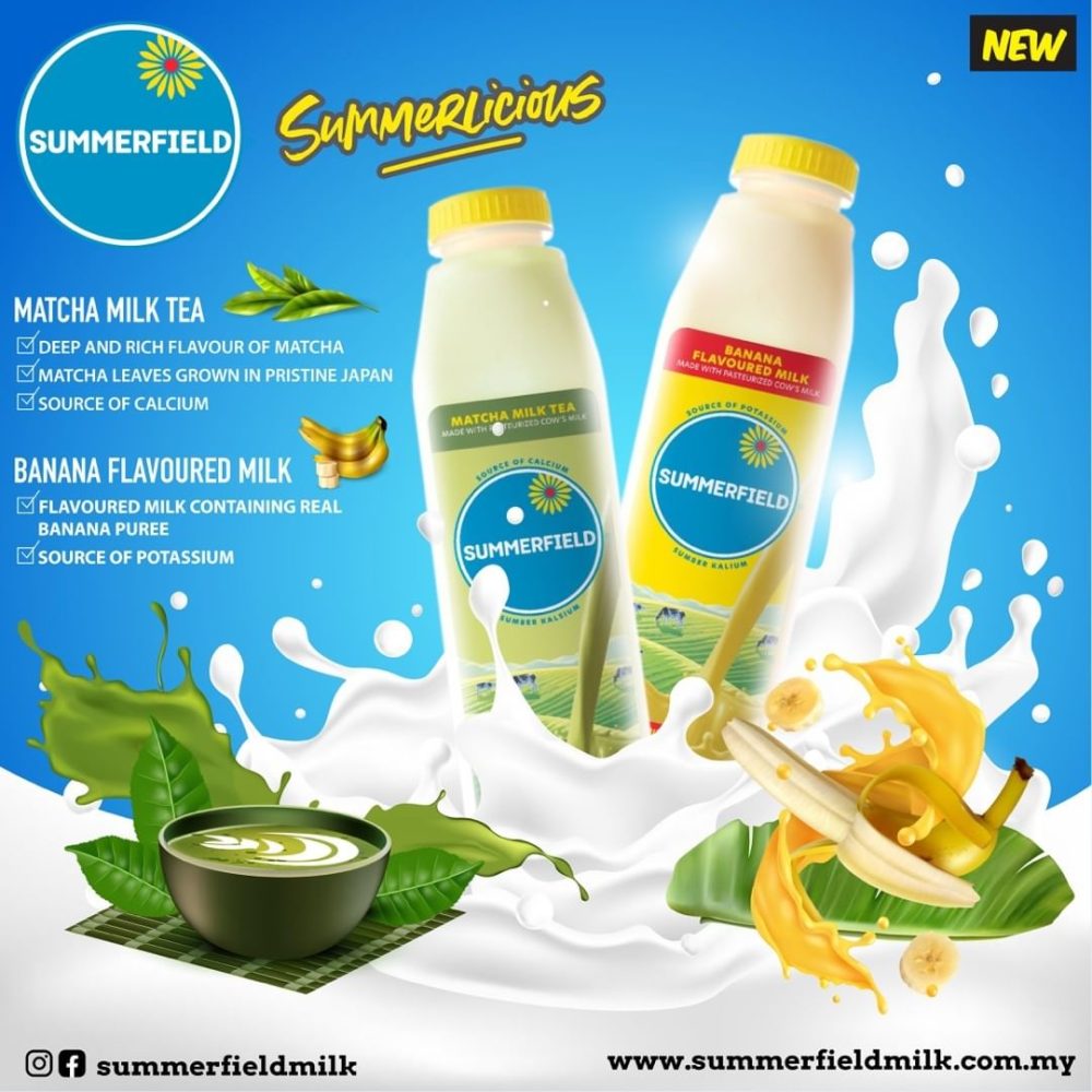 Summerfield offer new Matcha Milk Tea and Banana flavoured milk Mini