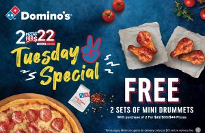 Have a Great Twos-day with Domino’s!