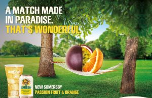Introducing the Somersby Passion Fruit and Orange Cider – the first combination flavour in the Somersby Cider range